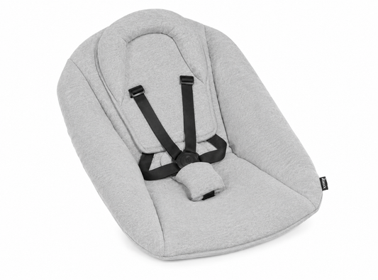 Ersatzteil Bouncer Premium Light Grey - Bezug, Sitzverkleinerer, 5-Punkt-Gurt