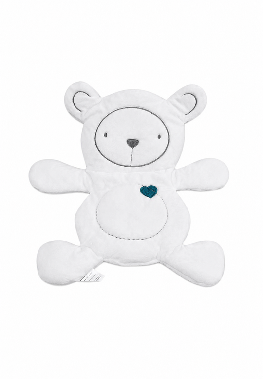 Ersatzteil Bouncer 2in1 - Hearts Grey - Sitzverkleinerer Bär - Weiß