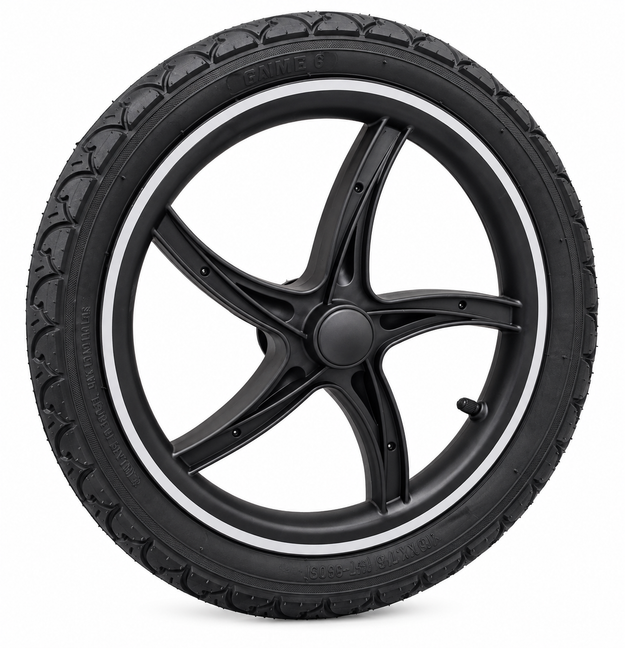 Ersatzteil Sportwagen Runner 2 - Hinterrad links - Schwarz