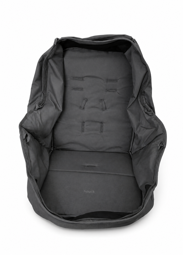 Ersatzteil Buggy Convert N Care - Sitzbezug inkl. Rückenplatte/Verstellgurt o. 5-Punkt-Gurt - Dark Grey