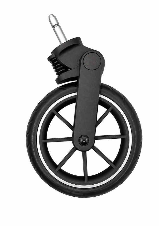 Ersatzteil Buggy Convert N Care Olive/Dark Grey - Vorderrad rechts - Schwarz