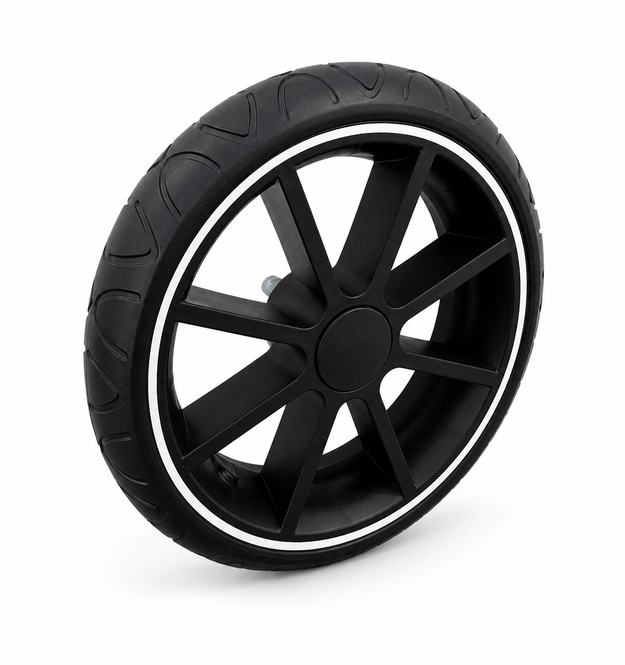 Ersatzteil Buggy Convert N Care Olive/Dark Grey Hinterrad - Schwarz