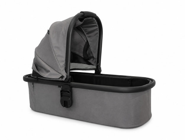 Ersatzteil Kinderwagen Grow N Care Set - Wannenrahmen inkl. Verdeck, Außenbezug o. Bodenplatte - Dark Grey