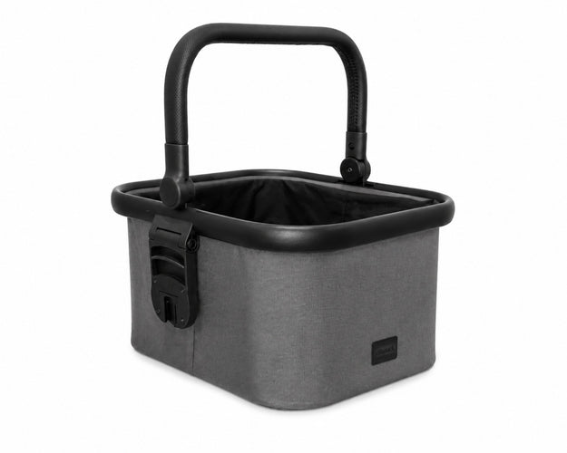 Ersatzteil Kinderwagen Grow N Care Set - Einkaufskorb komplett m. Griff - Dark Grey