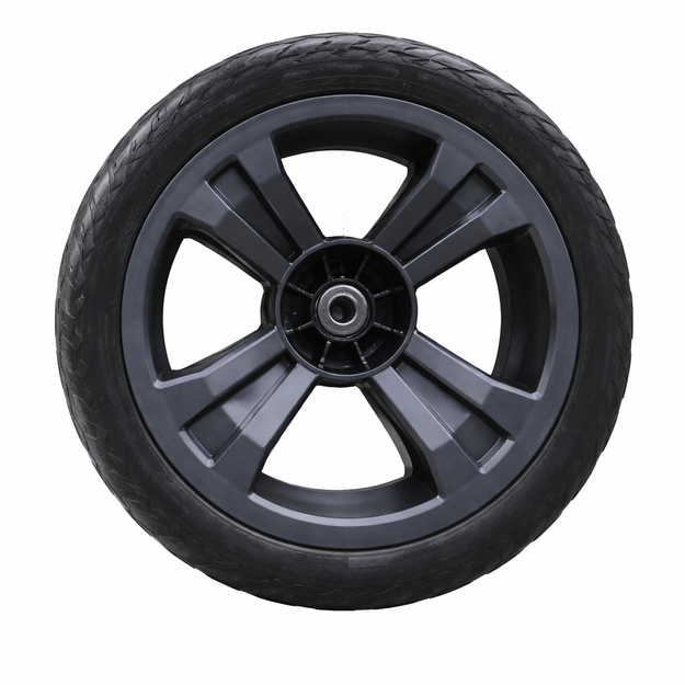Ersatzteil Gokart & Tretauto Hurricane Green/Cyclone Red - Vorder-/Hinterrad - Schwarz