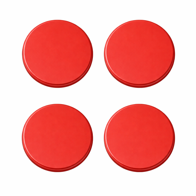 Ersatzteil Gokart & Tretauto Cyclone - Radabdeckukng 4er Pack - Rot