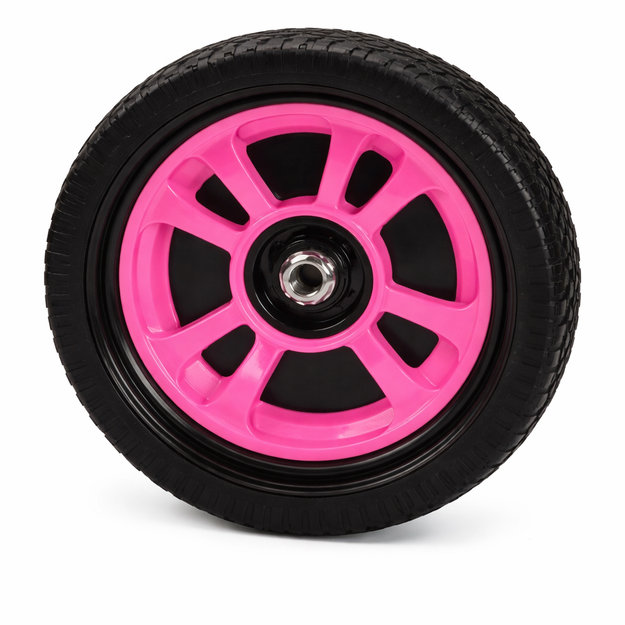 Ersatzteil Gokart Lightning Pink- Rad vorne / hinten - Schwarz / Pink