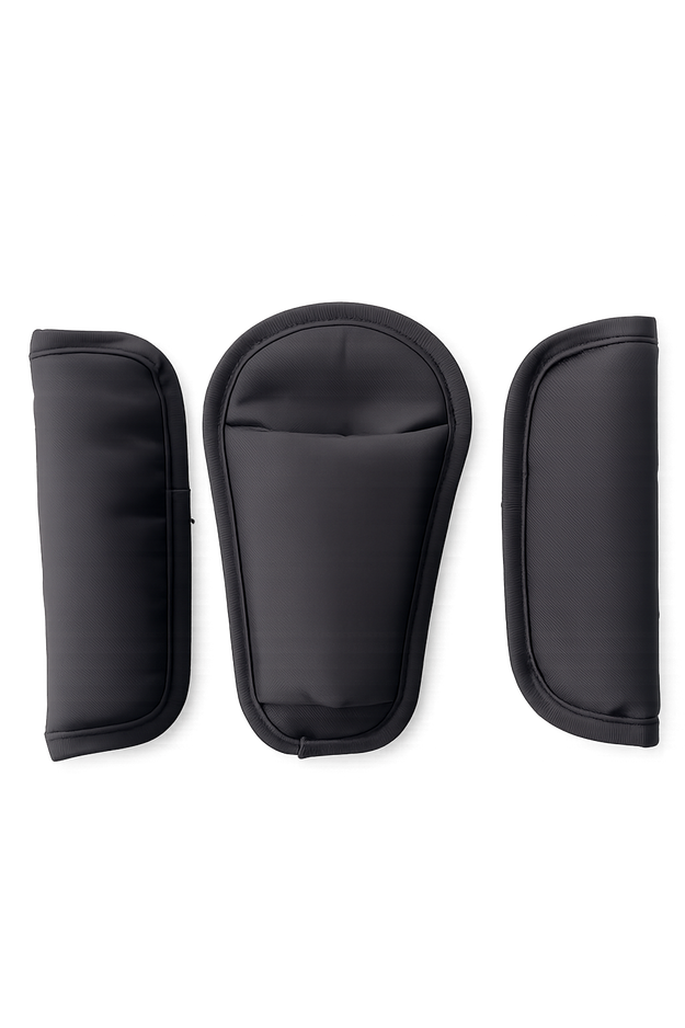 Ersatzteil Buggy & Jogger Runner 3 - Gurtpolster (3er Set) - Schwarz
