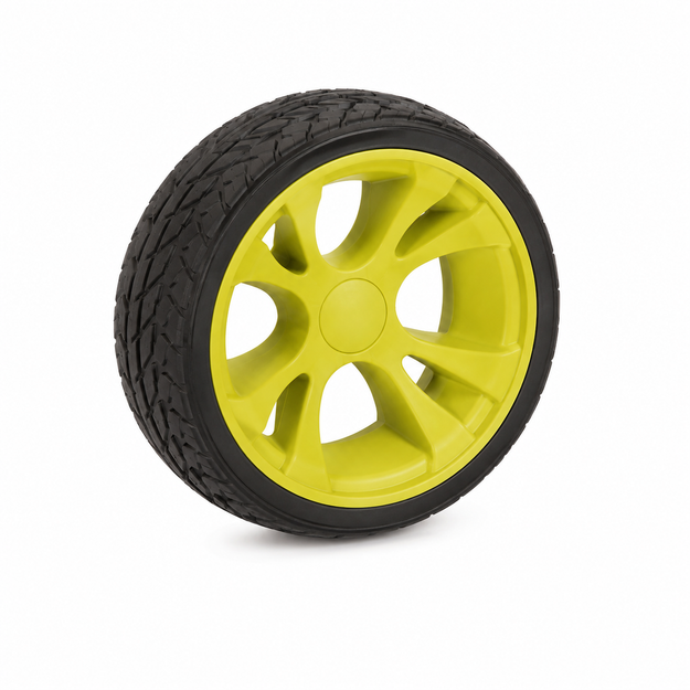 Ricambio Carretto Eco Mobil Forest - Ruota anteriore / posteriore - Nero / Verde