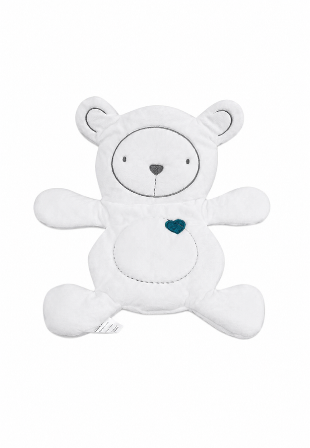 Ersatzteil Bouncer 2in1 - Hearts Grey - Sitzverkleinerer Bär - Weiß