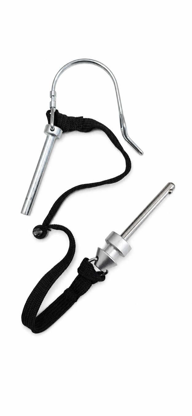 Ersatzteil Fahrradanhänger Dryk Duo / Plus / Bike N Walk - Ersatzteil - Splint - Silber