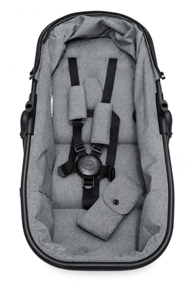 Repuesto Cochecito Gemelar Atlantic Twin - Capazo/Asiento Deportivo - Melange Gris