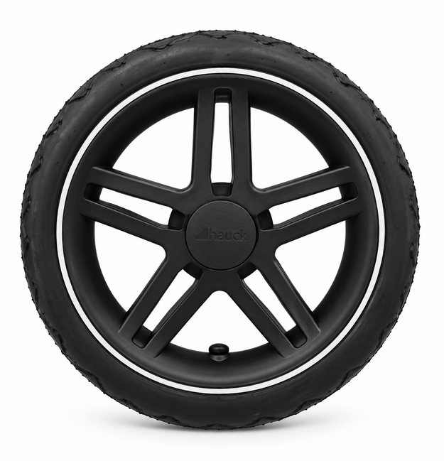 Ersatzteil Kombi-Kinderwagen Saturn R - Hinterrad - Schwarz