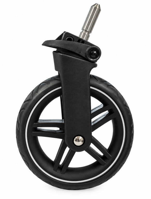 Repuesto Carrito Gemelar Uptown Duo - Rueda Delantera Izquierda - Negro