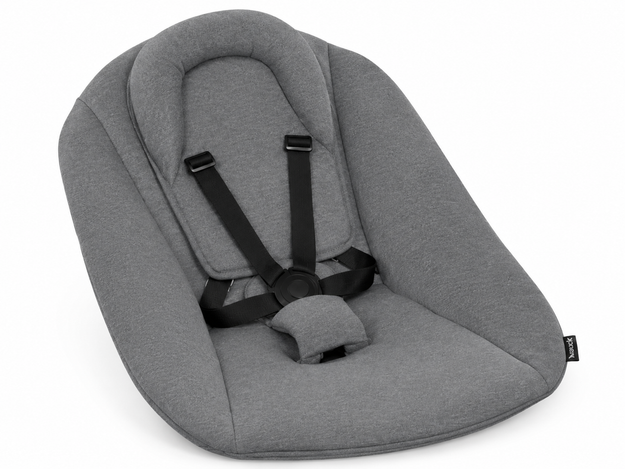 Ersatzteil Bouncer Premium Dark Grey -  Bezug, Sitzverkleinerer, 5-Punkt-Gurt