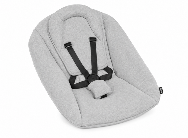 Ersatzteil Bouncer Premium Light Grey - Bezug, Sitzverkleinerer, 5-Punkt-Gurt