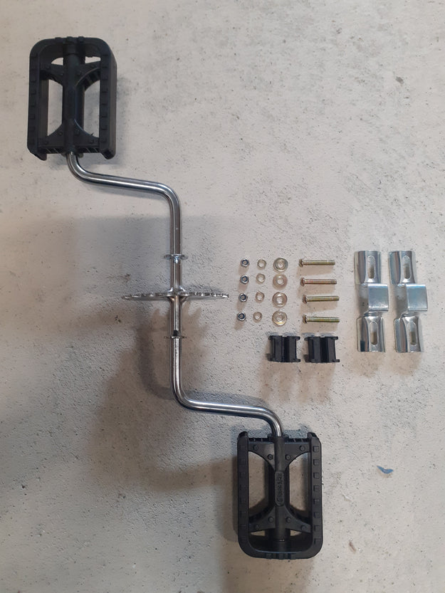Ersatzteil Gokart & Tretauto Antrieb, Pedale und Befestigungen - Silber