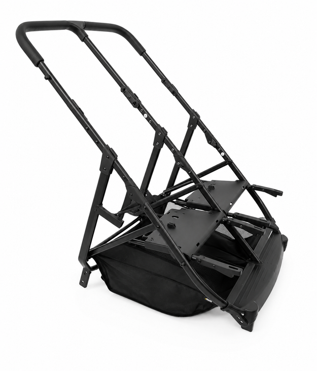 Ersatzteil Zwillingsbuggy Uptown Duo - Gestell o. Räder + Bremse - Schwarz